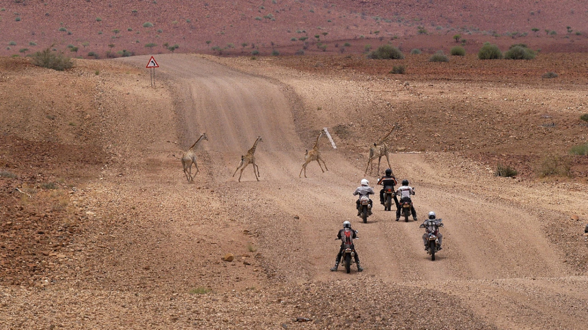 Motorradtraum Namibia